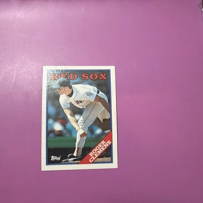 Tarjeta de béisbol 1988 Topps Roger Clemens #70  Foto 1 de 2