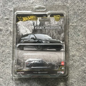 Hot Wheels Premium Car Culture 2025 Fast Wagons Audi RS 6 Avant 0/5 Chase Black - Picture 1 of 8