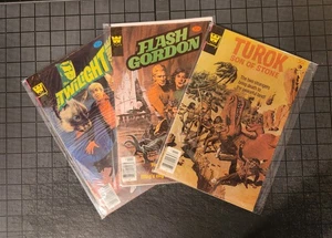 Menge 3 Vintage 70er Whitman Comics Flash Gordon Twilight Zone Turok - Bild 1 von 8