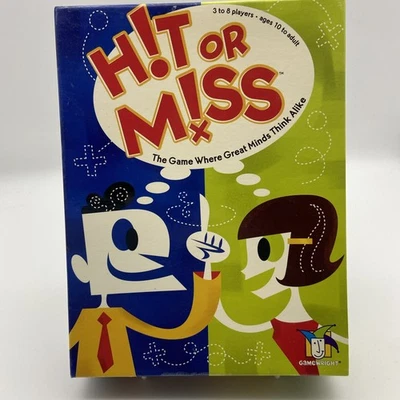 Hit or Miss  Gamewright Boardgame -The Game Where Great Mind Think Alike - Image 1 of 3