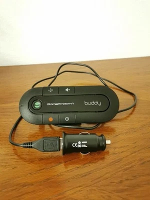 Kit mains libres auto  BlueTooth Buddy avec câble et embout adaptateur.  - Photo 1/4
