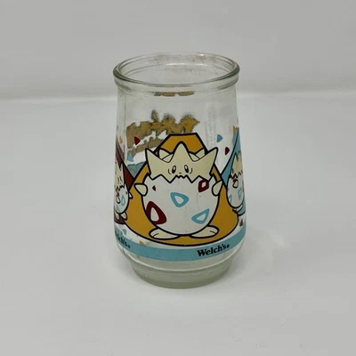 Vintage Pokémon #9 Togepi 1999 Collectible Welch's Glass Jelly Jar - Image 1 of 4