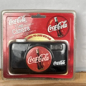 NIP Vintage 1999 Coca-Cola 35mm Reusable Camera  NEW SEALED Film Inside - Picture 1 of 3