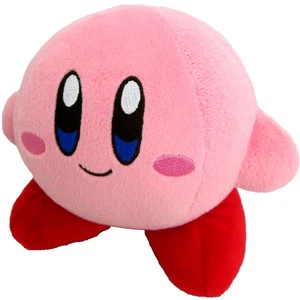 Peluche morbido Little Pink Kirby All Star 6" con licenza ufficiale - Foto 1 di 5