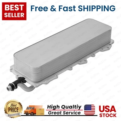 Engine Oil Cooler For Jaguar F-Type XF 5.0L Land Rover Range Rover Supercharged Foto 1 de 4