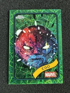 2025 Topps Chrome Marvel Ego #55 Hulk Green Lazer Refractor /99 - Bild 1 von 7