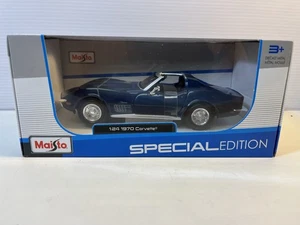 Chevy Corvette 1970 modelo de coche diecast: escala 1/24, nuevo en caja de Maisto - Imagen 1 de 7