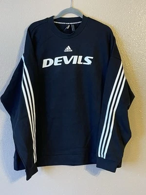 Sudadera Adidas negra para hombre 2XL NUEVA SIN ETIQUETAS New Jersey Devils NHL Foto 1 de 4