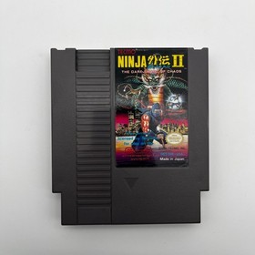 Tecmo Ninja Gaiden II The Dark Sword Of Chaos NES Cartridge 1990 Vintage