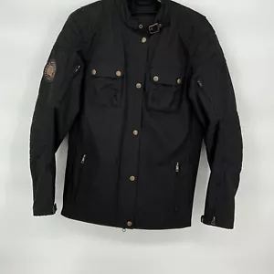 Indian Motorcycle schwarze Jacke Herren Large Baumwolle & Polyester - Bild 1 von 8