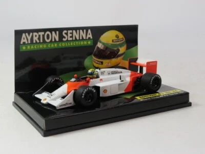 Minichamps Mclaren Honda MP4/3 Ayrton Senna test car 1987 1/43 ASC#26 540874399 - Immagine 1 di 4