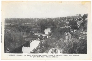 POITIERS 86 Pont du chemin de fer Vallée du Clain postcard uncirculated circa 1920-30 - Picture 1 of 2
