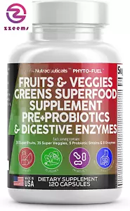 Integratore frutta e verdura superfood rosso e verde - un equilibrio naturale di oltre - Foto 1 di 12