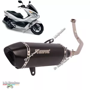 Tubo silenciador del sistema de escape de motocicleta para Honda PCX 150 PCX125 2017-2019 - Imagen 1 de 10