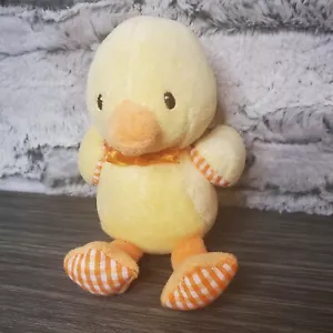 Ente Plüsch Lovey Prestige Baby klein 5 Zoll Stofftier Spielzeug Lovey gelb orange - Bild 1 von 6