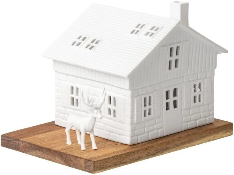 Räder Lichthaus Skihütte Höhe 13 cm - Ohne Hirsch