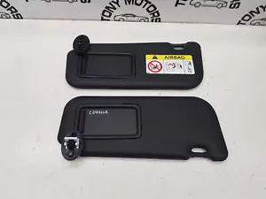 Toyota Corolla MK12 E210 2020 par de parasoles fabricante de equipos originales 7431002l80c0 7432002e70c0 - Imagen 1 de 14