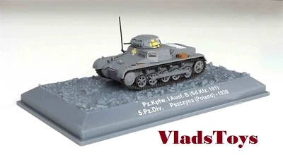 DeAgostini 1/72 Sd.Kfz.101 PzKpfw I Ausf.B Tank 5th Panzer Division German Army - Image 1 of 4