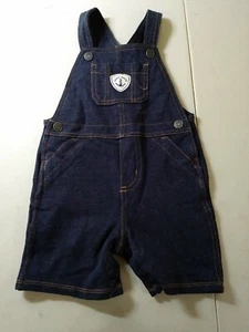 Carter's 18mo Overall Jean Shorts Children's Boys Girls Jumper Kid's Denim - Picture 1 of 5