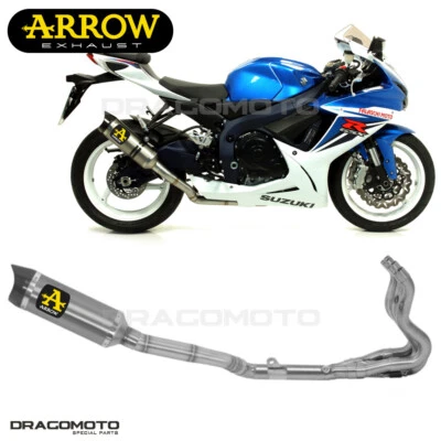 Impianto completo SUZUKI GSX-R 750 2013 2014 ARROW CPT Full Titanio RC THUNDER - Immagine 1 di 4