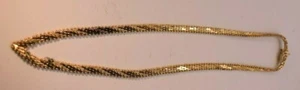 Vintage Mexican Sterling Silver 925 Heavy Chain Necklace Diamond Cut, 26 Grams - Picture 1 of 4