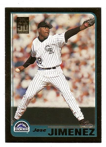 2001 Topps Gold BB #229 Jose Jimenez Colorado Rockies BV$5 ####/2001 - Picture 1 of 1
