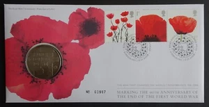2008 End of WWI Remembrance Commemorative PNC Cover UNC - Picture 1 of 4