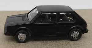 FLEISCHMANN HO 1/87 VOLKSWAGEN GOLF BLACK MICROPHONE GREY CHASSIS decorated no box - Picture 1 of 6