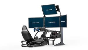 Playseat Monitor Mount and Stand Black Floor - Mount One to Four Screens - Picture 1 of 8