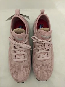 Skechers Womens 11 Pink Bulkin Balran Memory Foam Comp Toe Safety Shoes 108033 - Picture 1 of 20