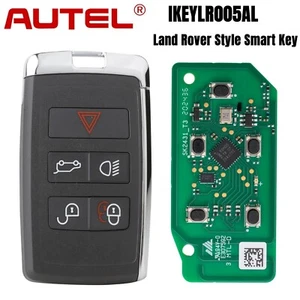 Autel Universal Smart Key for Land Rover Style 315/433 MHz 5 Buttons IKEYLR005AL - Picture 1 of 7