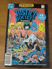 Last Days of the Justice Society #1 1986 DC Canadian Price Variant CPV ZCO3