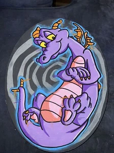 11 x 14 acrylic Painting Figment Dragon Purple canvas shortiez ink - Picture 1 of 2