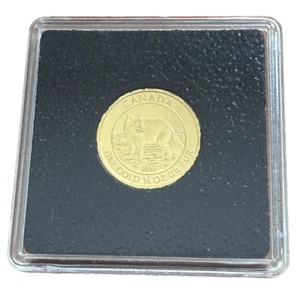 Canada 2010 Gold 1/4 oz $10 UNC Arctic Fox - Picture 1 of 2