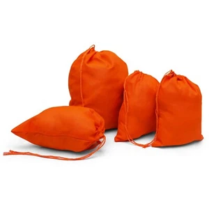 Oange Cotton Reusable Produce Muslin Bags –Multipurpose Holiday Bag Sack - Picture 1 of 21