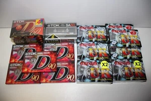 k7 audio vierge vintage TDK MAXELL neuves sous blister - Photo 1/18
