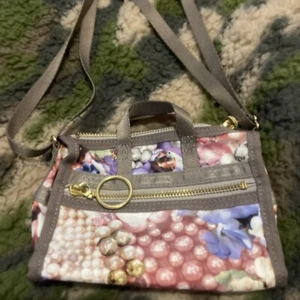 LeSportsac Mini Bag With Ring Charm New - Picture 1 of 3