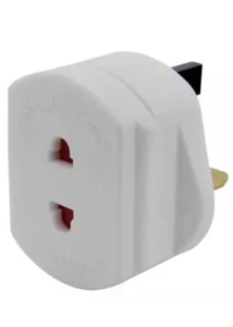 Shaver Adapter Plug UK To 2 Pin Socket Plug Fuse Bathroom Shaving UK SELLER - Picture 1 of 3