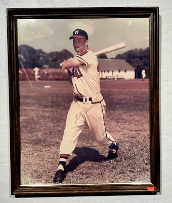 Eddie Mathews Signed Photo Autographed Braves - Image 1 of 3