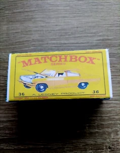 Matchbox Regular Wheels No36 Opel Diplomat - Replica / Copy Box only - Picture 1 of 3