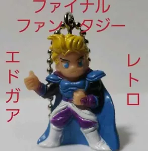 Final Fantasy vi FF6 figure key chain Edgar retro rare Square Japan m467 - Picture 1 of 3
