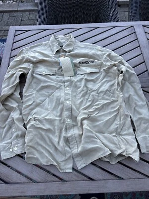 Camisa Beretta Para Hombre Grande Cazadores Bronceado Botón Frontal Línea Safari Nueva Con Etiquetas Foto 1 de 4