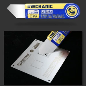 X20 X22 0.20mm Tin Scraper Blade Cell Phone CPU Motherboard Tin Scraping Tool - Picture 1 of 15