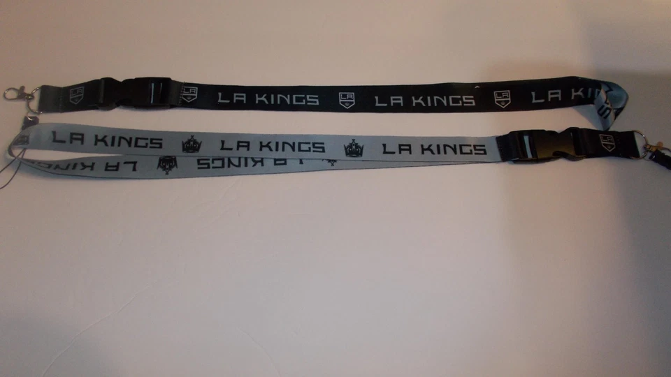Dos cordones Los Angeles Kings NHL impresos en ambos lados 25" envío gratuito. Foto 1 de 1