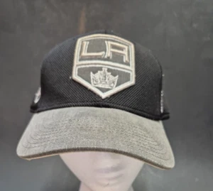 NHL LA Kings Mütze Reebok Center Eishockey Cap FitMax schwarz Logo Größe L/XL - Bild 1 von 8