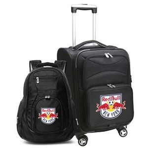 New York Red Bulls 2-Piece Backpack & Carry-On Set - Picture 1 of 1