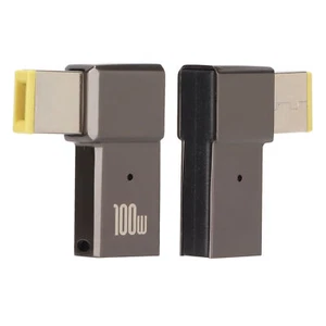 USB C To Slim Tip Adapter 100W 5A Laptop USB C Female Input To Slim Tip Rect - Picture 1 of 22