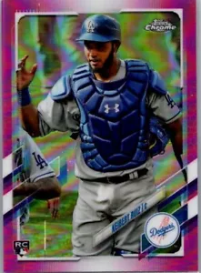 2021 Topps Chrome #5 Keibert Ruiz Pink Refractor - Picture 1 of 2