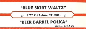 Jukebox Title Strip - Roy Graham Combo: "Blue Skirt Waltz" / "Beer Barrel Polka" - Picture 1 of 1