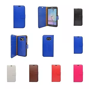 CASE FOR SAMSUNG GALAXY S6 TWO IN ONE WALLET IN VARIOUS COLOURS COVER - Picture 1 of 31